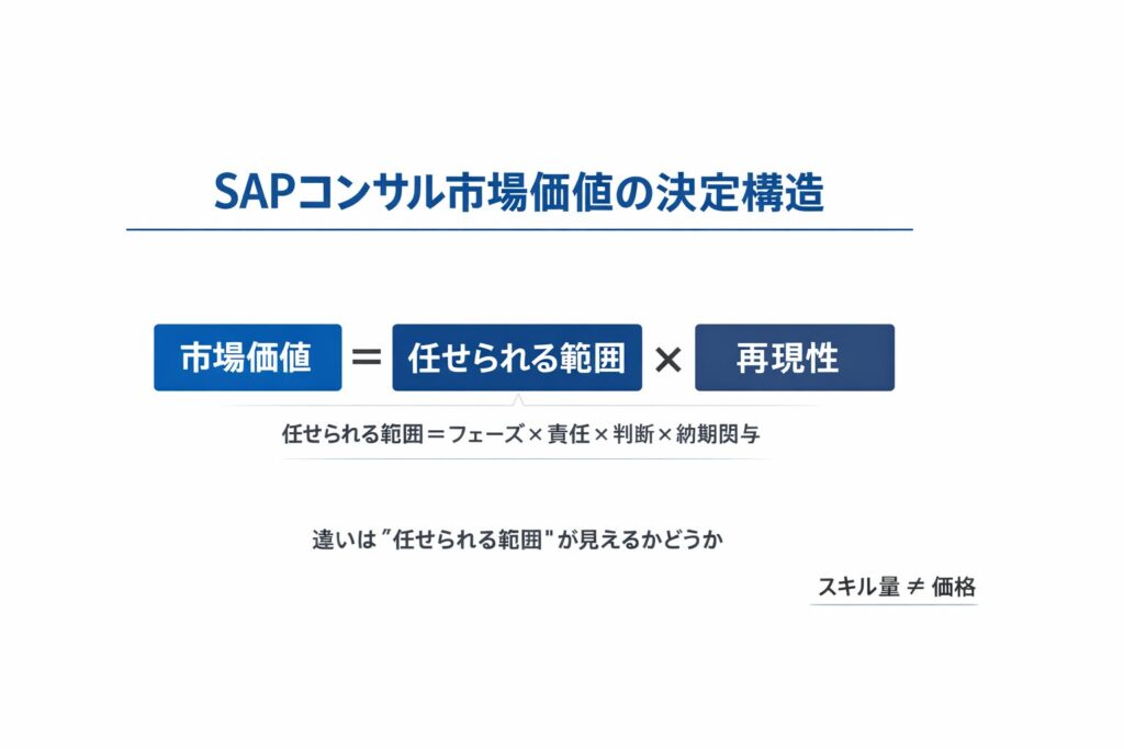 市場価値の構造式